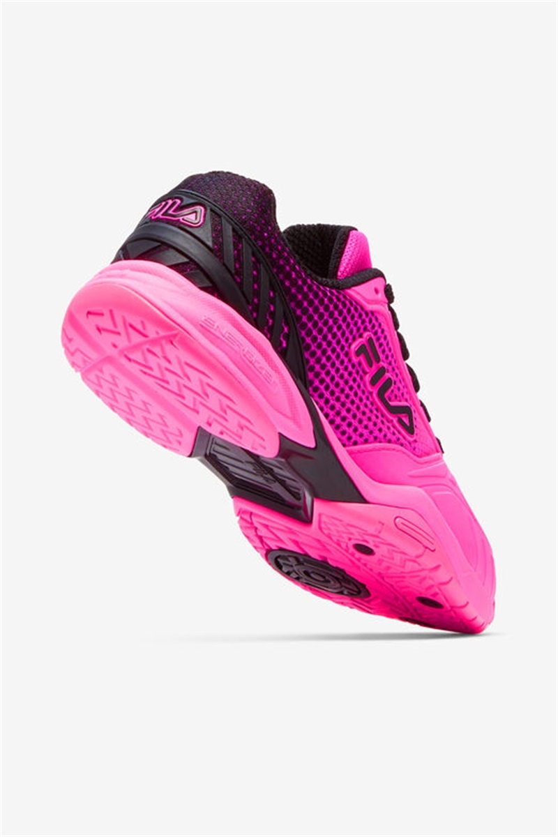Pink / Black Women's Fila Volley Zone Pickleball Shoes | Saudi Arabia-917625