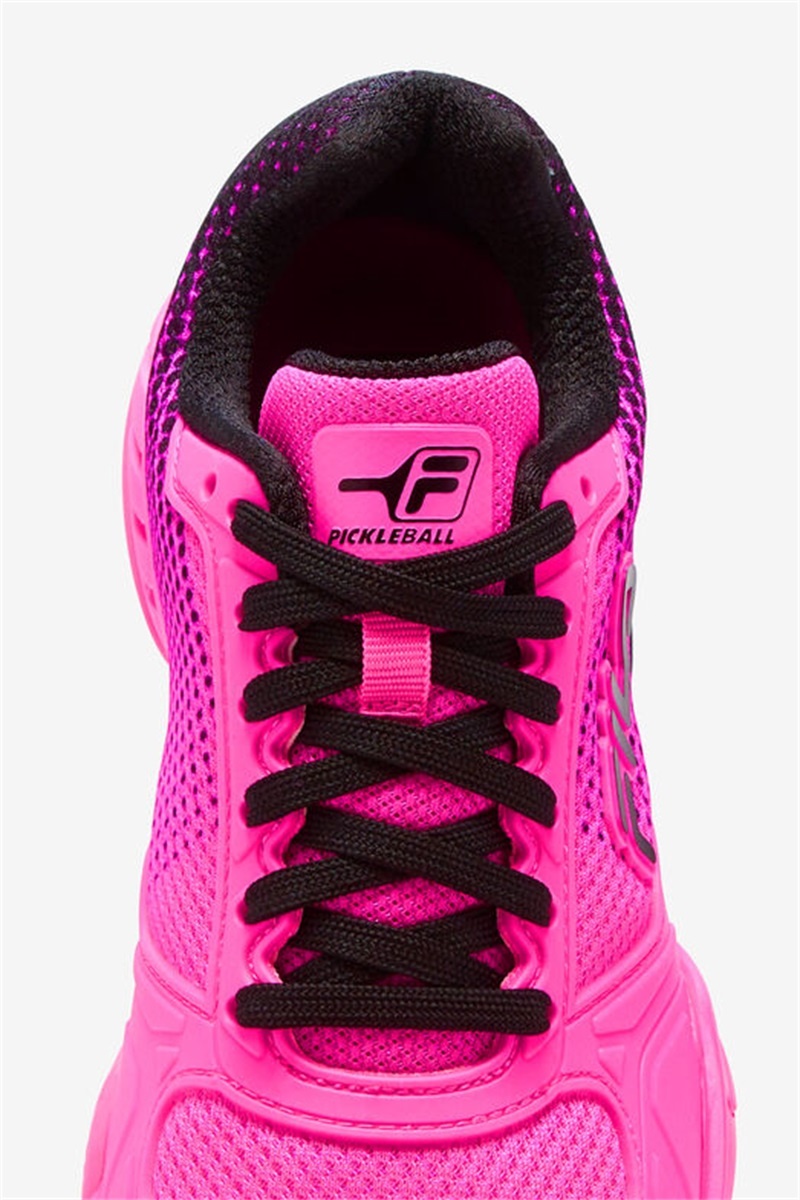 Pink / Black Women's Fila Volley Zone Pickleball Shoes | Saudi Arabia-917625