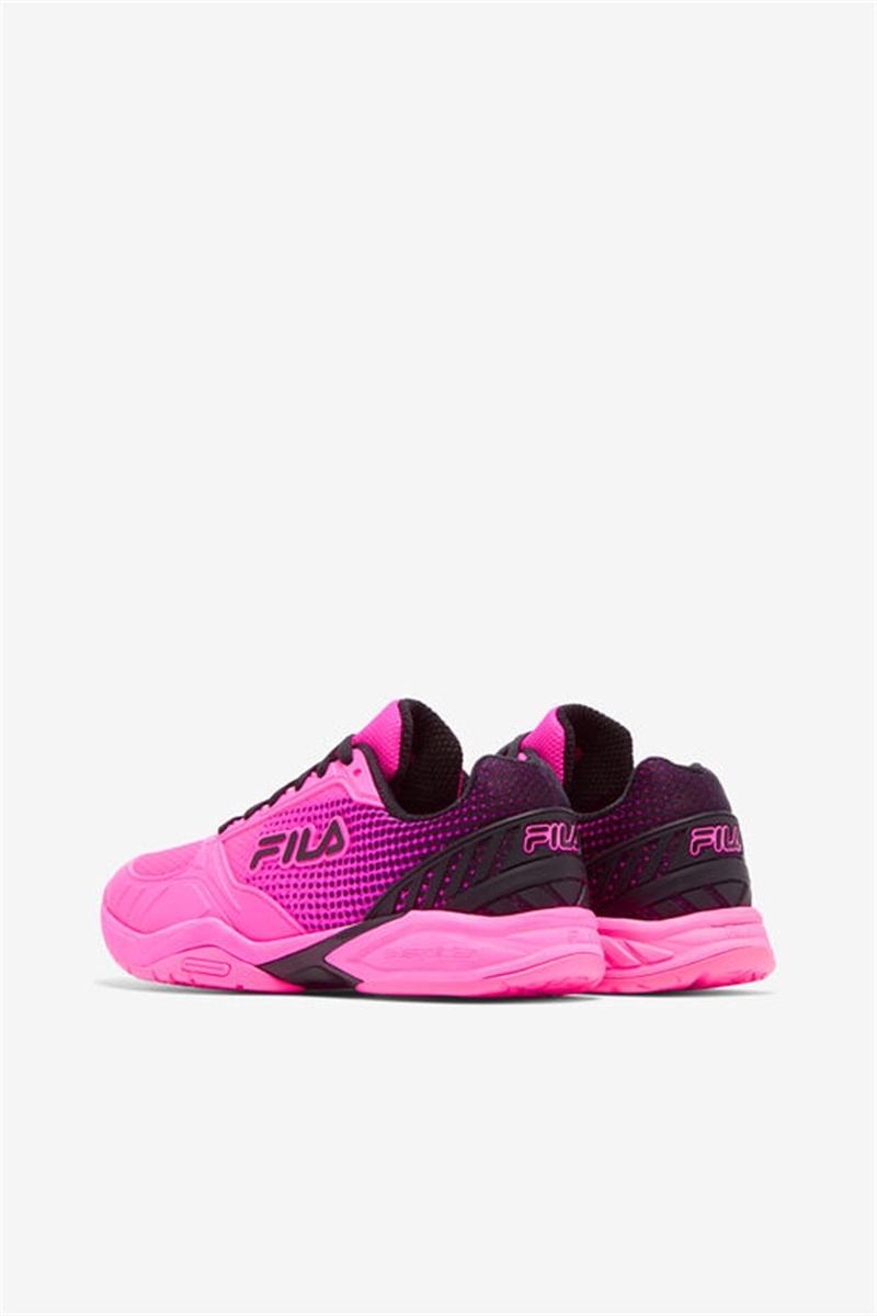 Pink / Black Women's Fila Volley Zone Pickleball Shoes | Saudi Arabia-917625