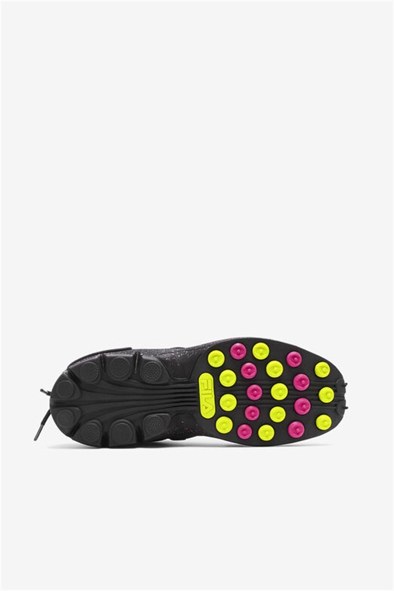 Pink / Black / Yellow Women's Fila Grant Hill 1 X Trailpacer Shoes | Saudi Arabia-735169