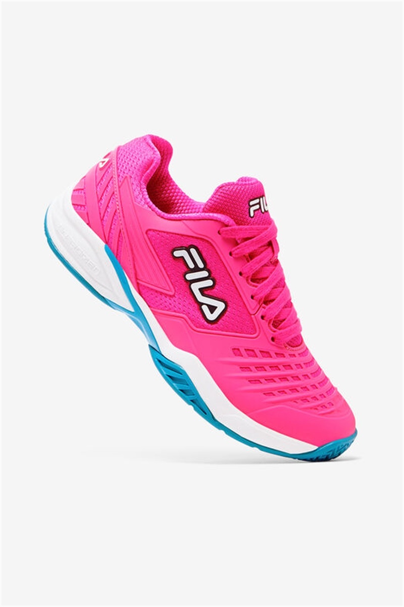 Pink / White Women's Fila Axilus 2 Energized Tennis Shoes | Saudi Arabia-381697