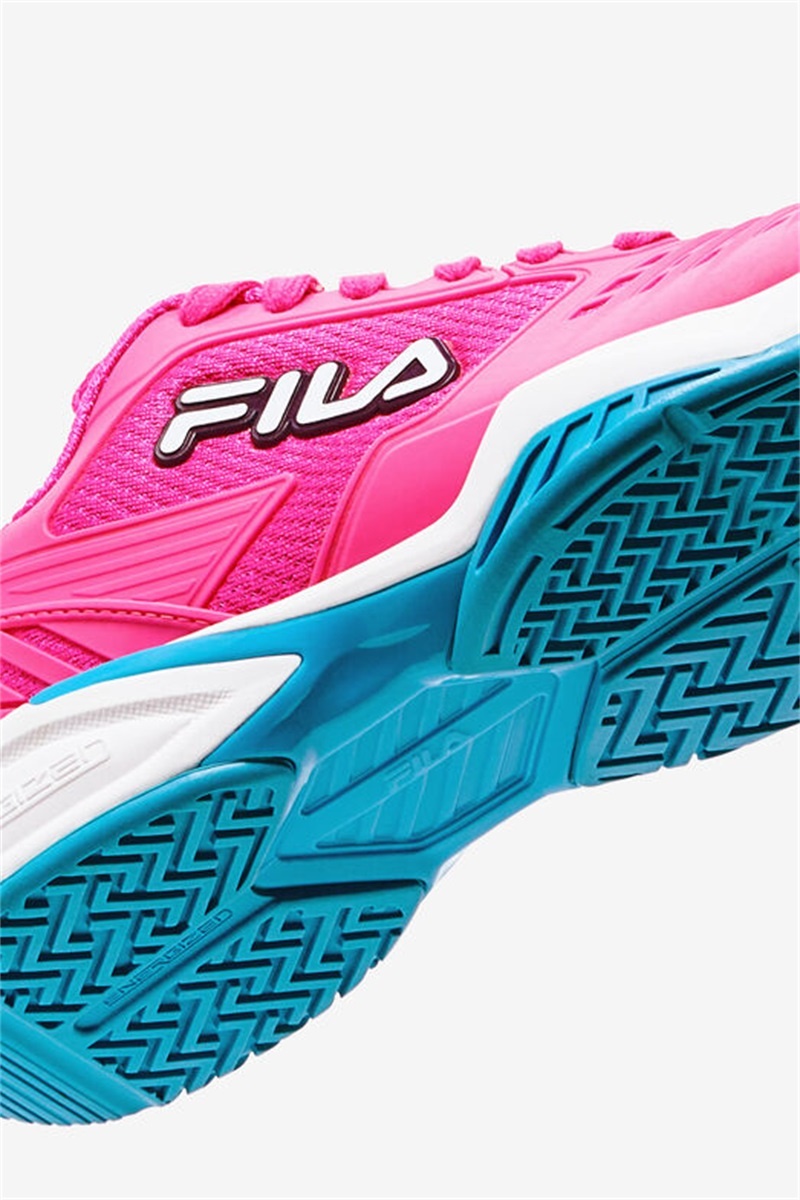 Pink / White Women's Fila Axilus 2 Energized Tennis Shoes | Saudi Arabia-381697
