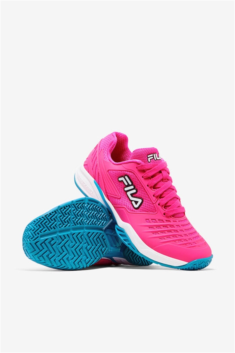 Pink / White Women's Fila Axilus 2 Energized Tennis Shoes | Saudi Arabia-381697