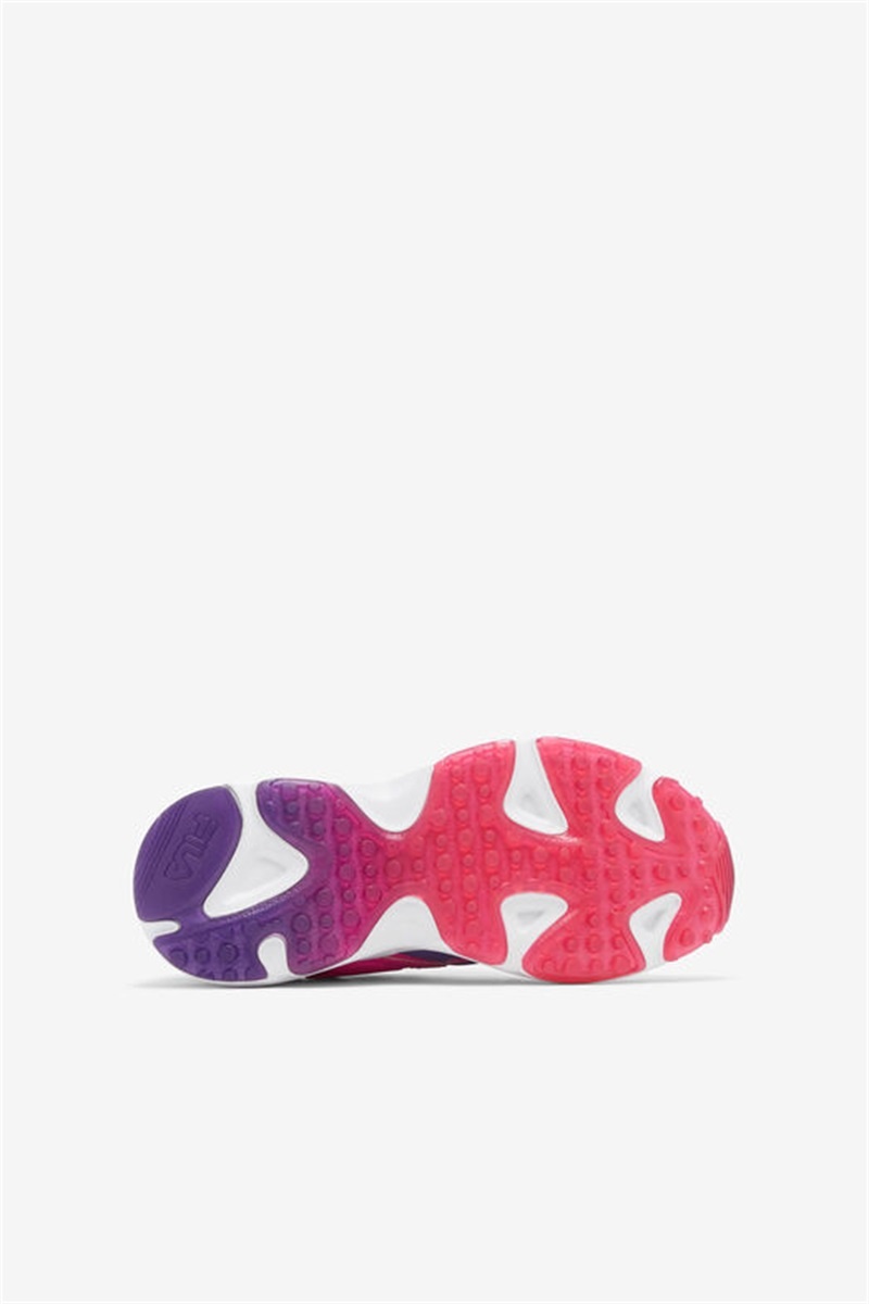 Pink / White / Purple Kids' Fila Ray Tracer Apex Shoes | Saudi Arabia-034295