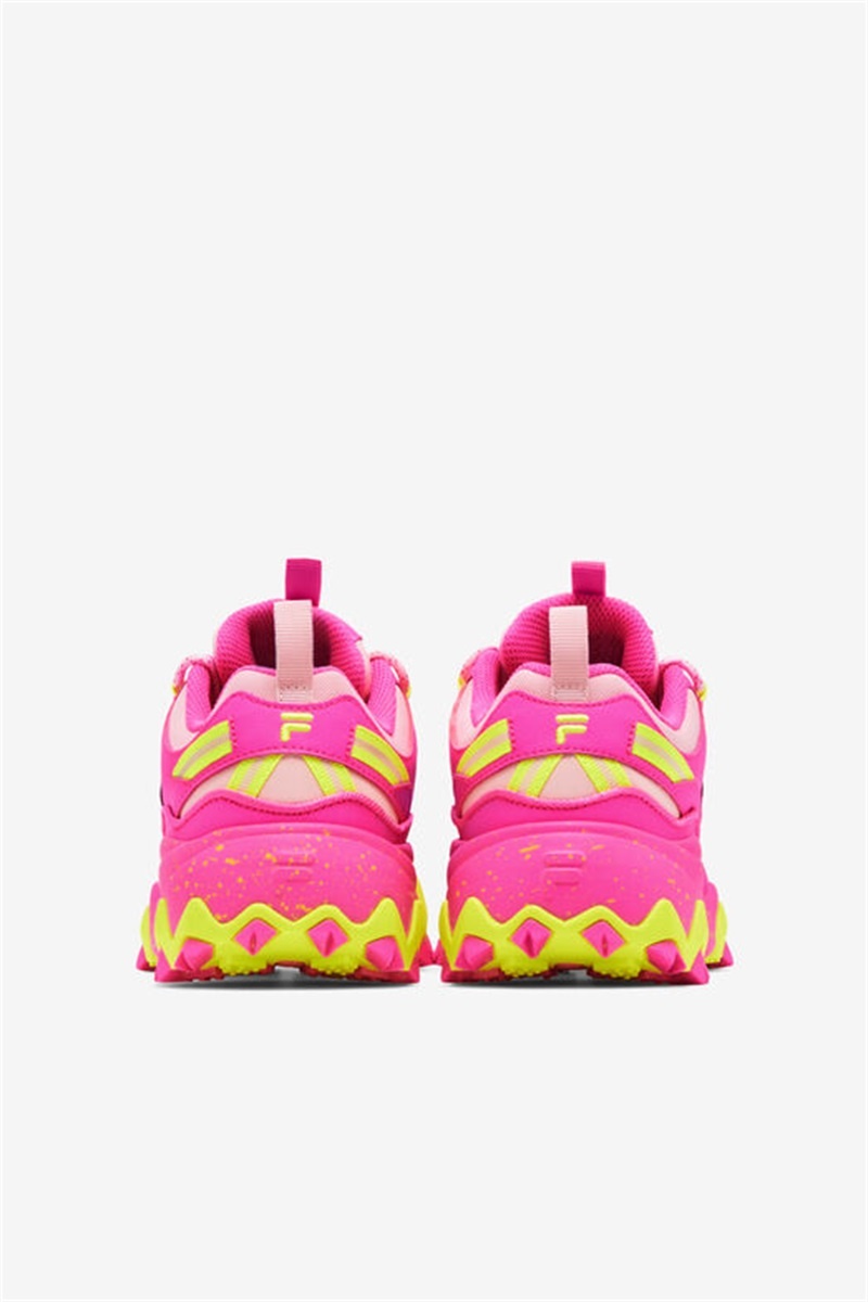 Pink / Yellow Women's Fila Oakmont Tr Sneakers | Saudi Arabia-915063