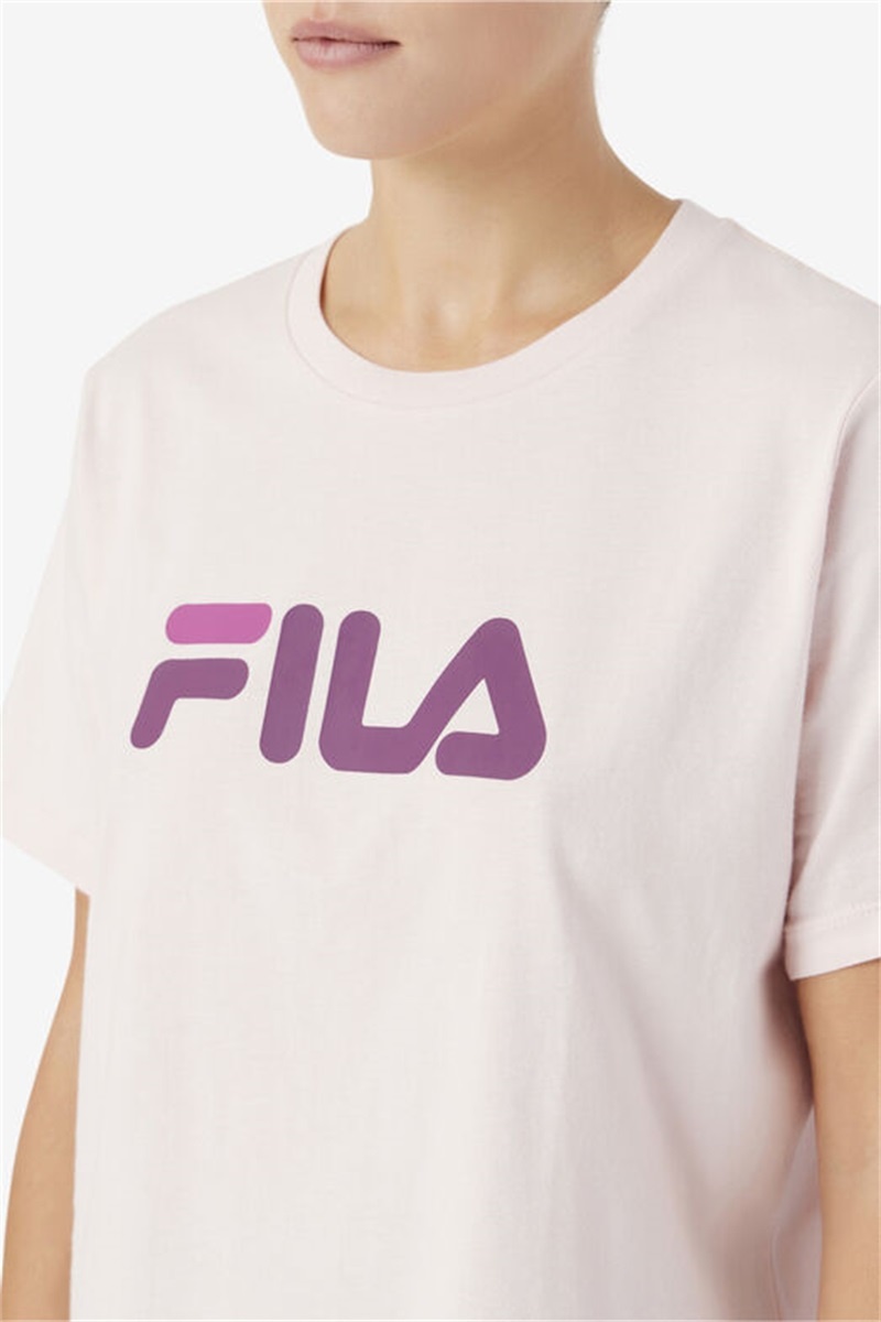 Purple Burgundy / Dark Red Women's Fila Thea Tee | Saudi Arabia-507942