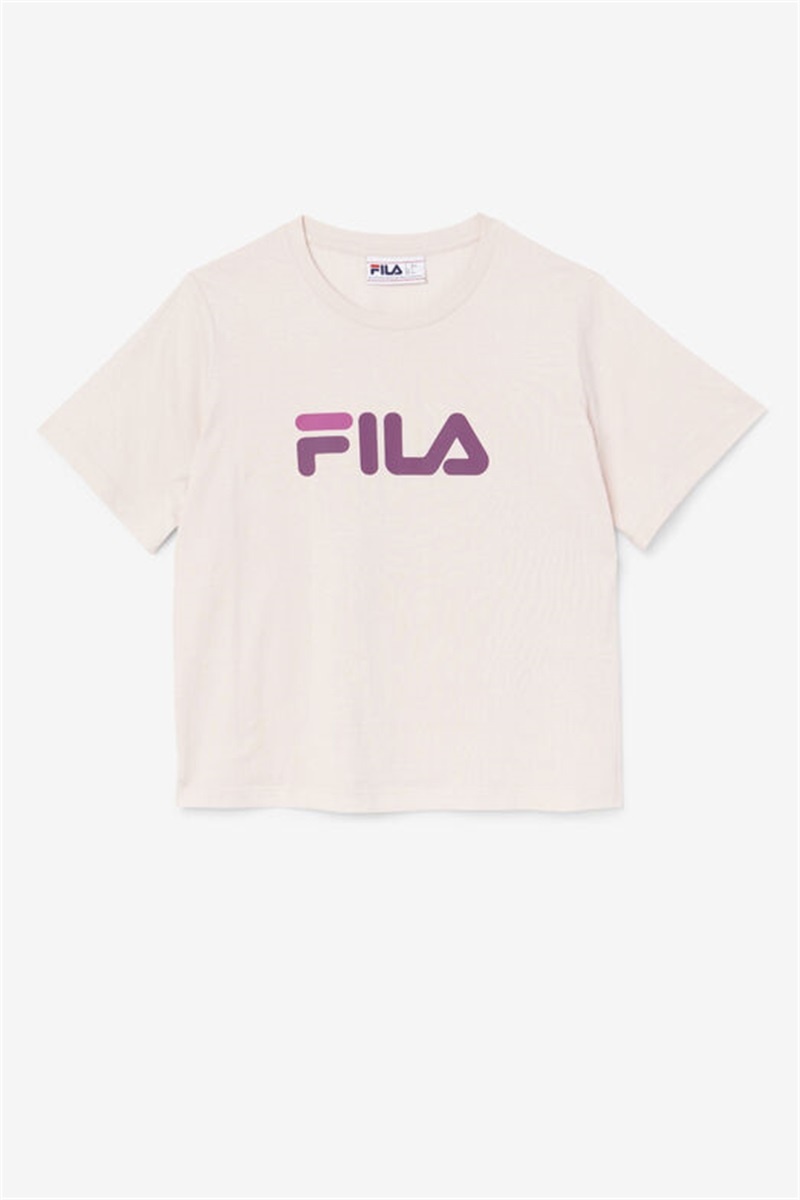 Purple Burgundy / Dark Red Women\'s Fila Thea Tee | Saudi Arabia-507942