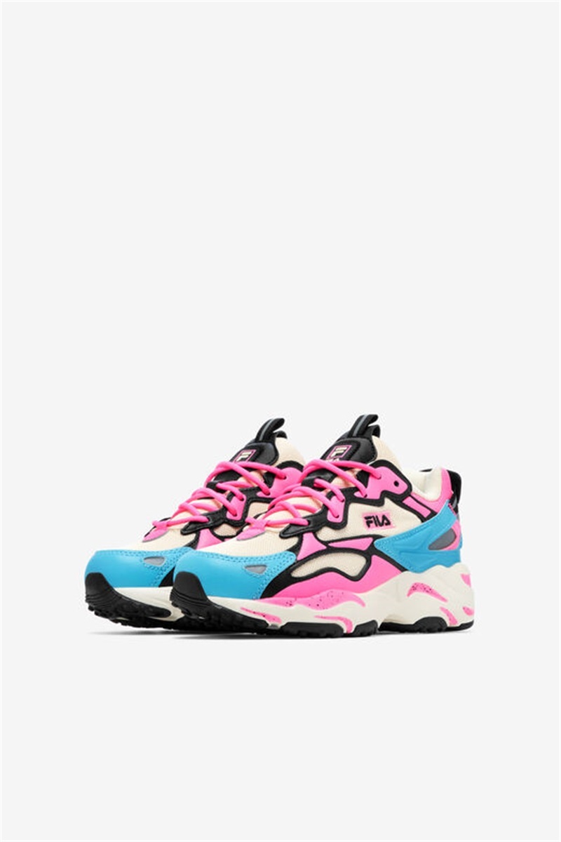 Purple Kids' Fila Ray Tracer Apex Shoes | Saudi Arabia-261039