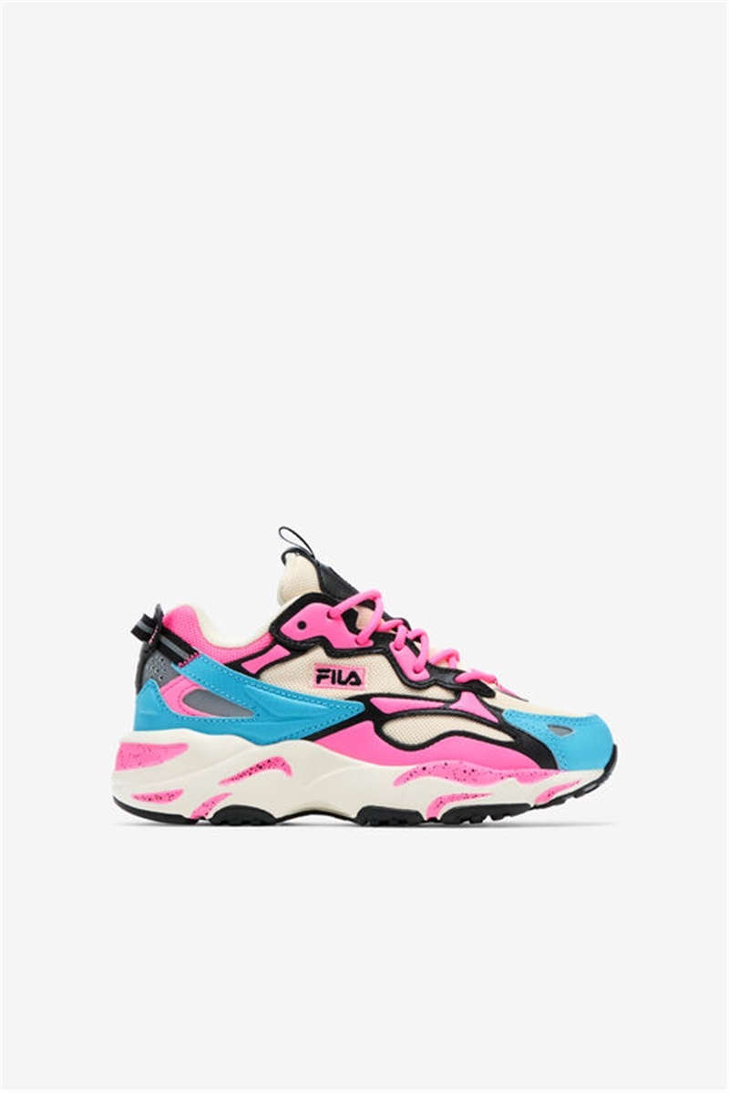 Purple Kids\' Fila Ray Tracer Apex Shoes | Saudi Arabia-261039