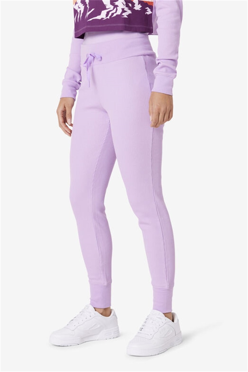 Purple Women's Fila Jordyn Thermal Joggers | Saudi Arabia-581203