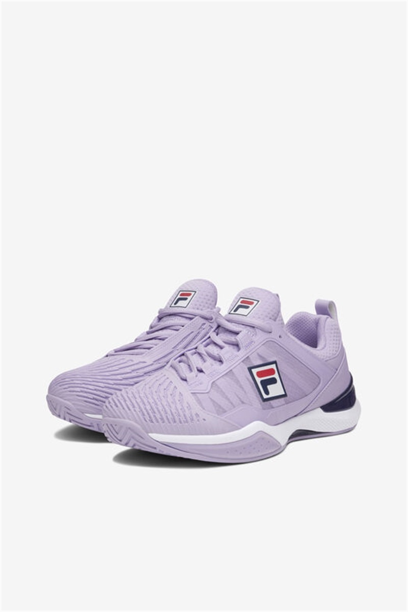 Purple / Navy / White Women's Fila Speedserve Energized Tennis Shoes | Saudi Arabia-491538