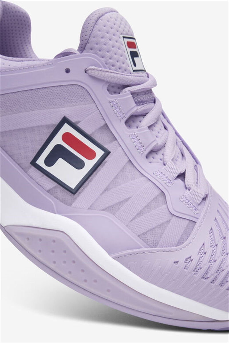 Purple / Navy / White Women's Fila Speedserve Energized Tennis Shoes | Saudi Arabia-491538