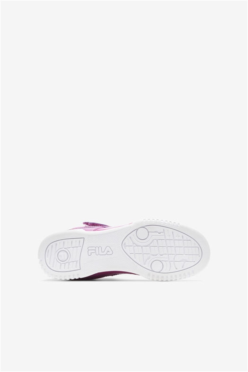 Purple / White Kids' Fila F-14 Iridescent Shoes | Saudi Arabia-719456