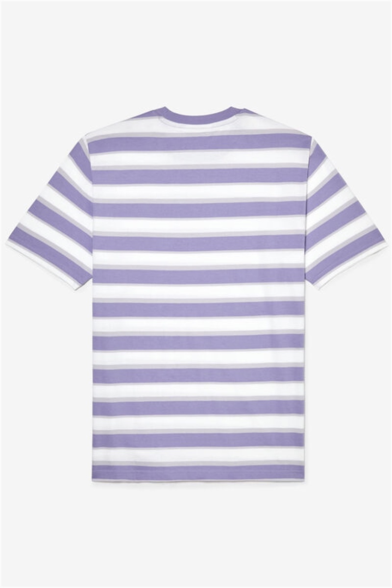 Purple / White Men's Fila Pietersite Tee | Saudi Arabia-791684