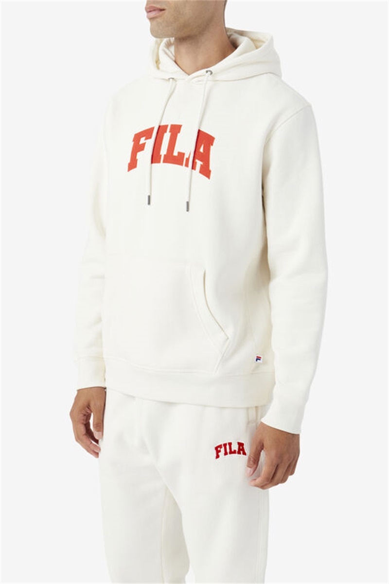 Red Men's Fila Brook Hoodie | Saudi Arabia-620783