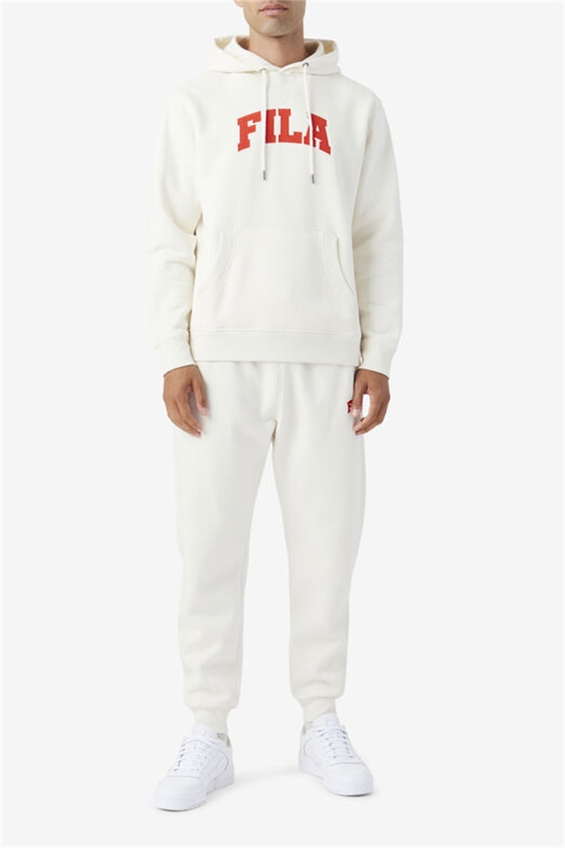 Red Men's Fila Brook Hoodie | Saudi Arabia-620783