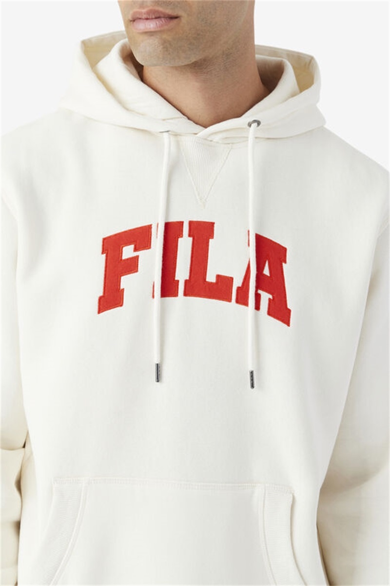 Red Men's Fila Brook Hoodie | Saudi Arabia-620783