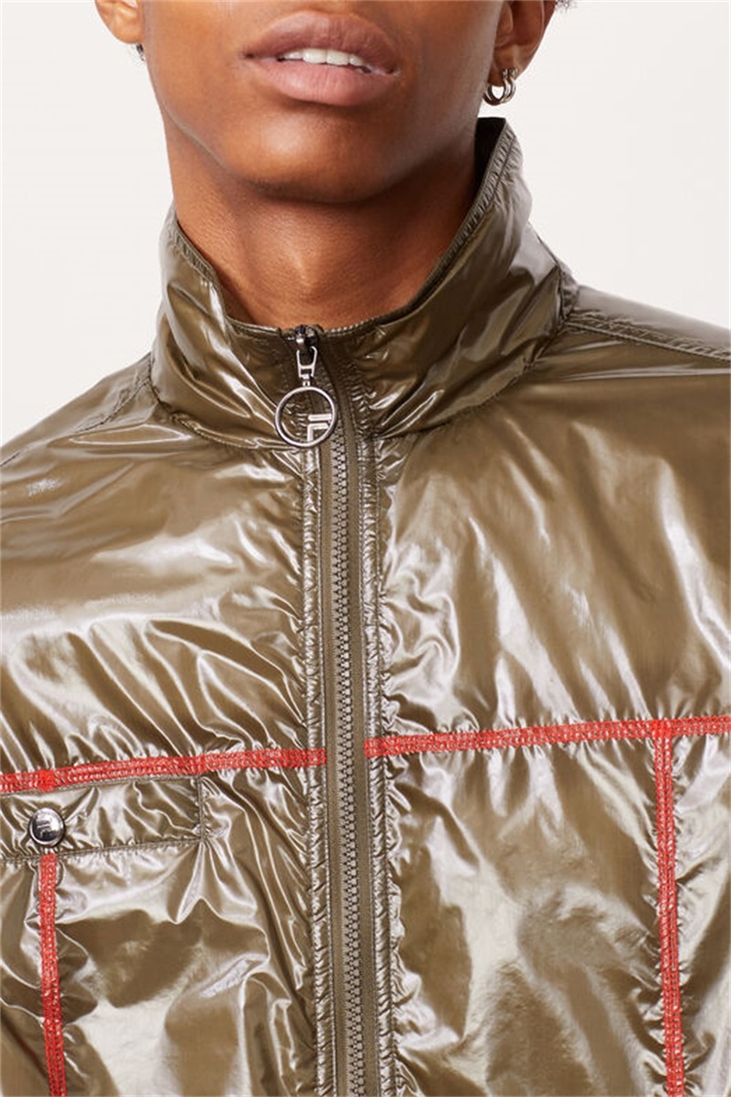 Red Men's Fila Columbus Jackets | Saudi Arabia-203957