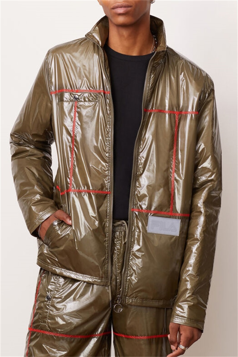 Red Men\'s Fila Columbus Jackets | Saudi Arabia-203957