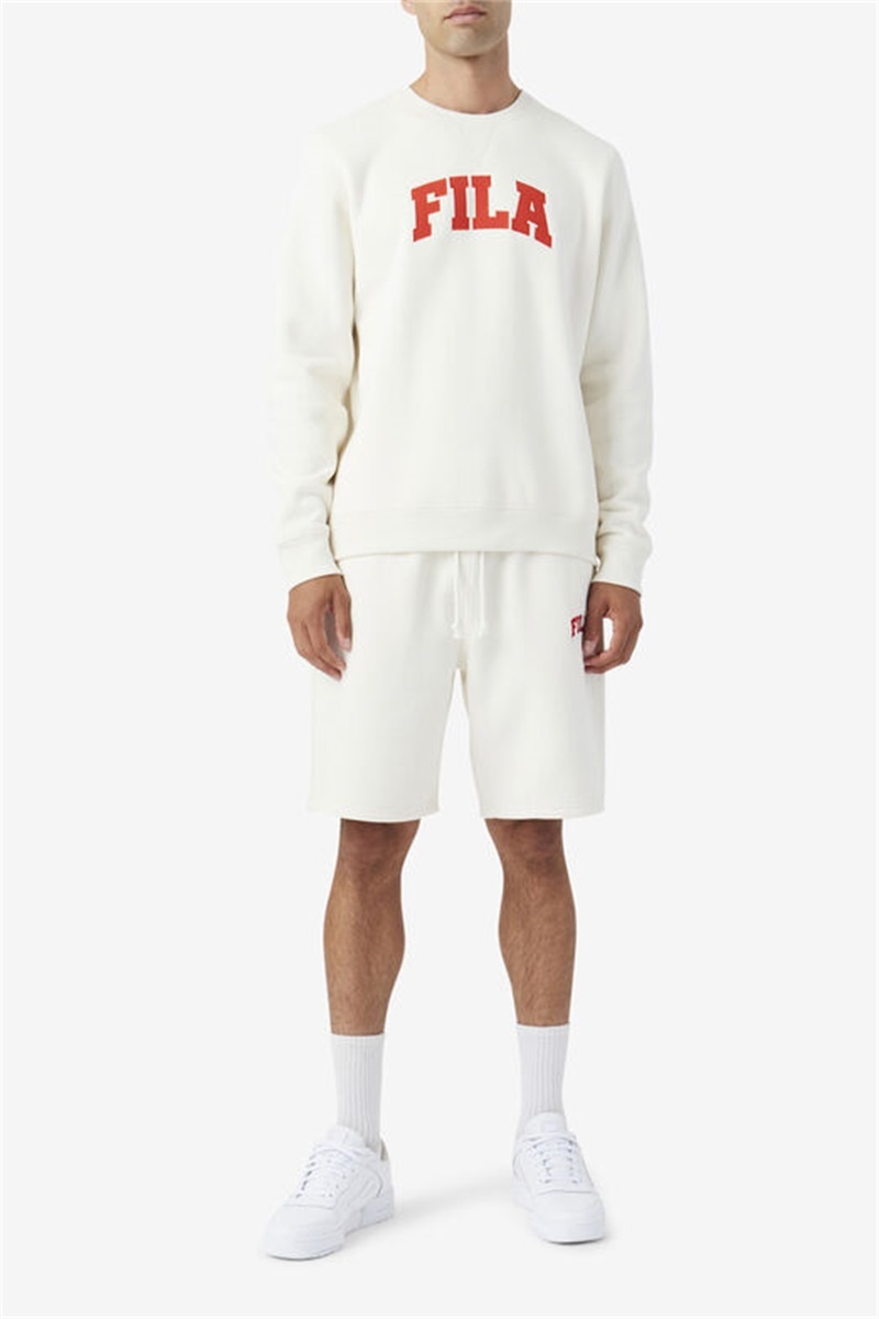 Red Men's Fila Logan Shorts | Saudi Arabia-256043