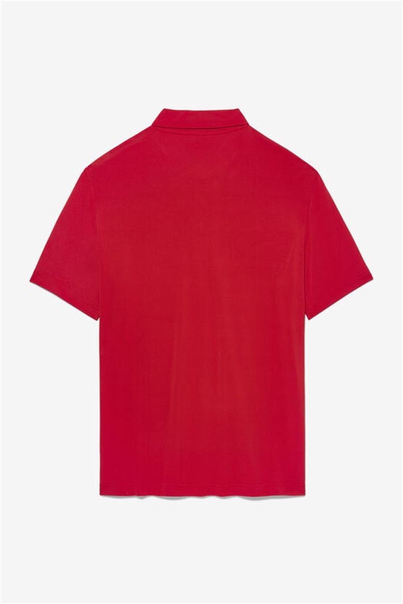 Red Men's Fila Match Point Polo Shirts | Saudi Arabia-614592