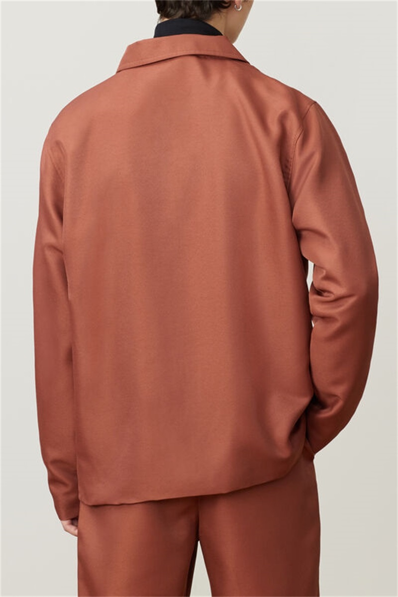 Red Men's Fila Orbit Woven Jackets | Saudi Arabia-431289