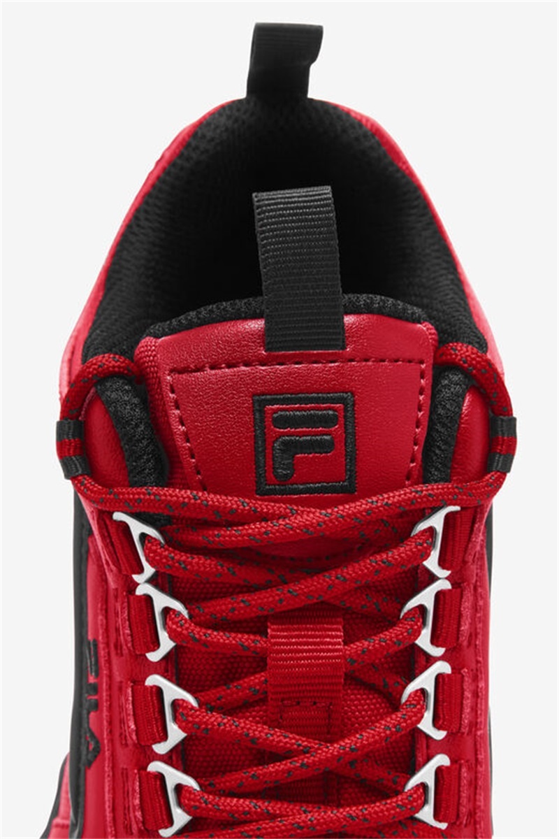 Red / Black / Red Kids' Fila Oakmont Tr Shoes | Saudi Arabia-065189