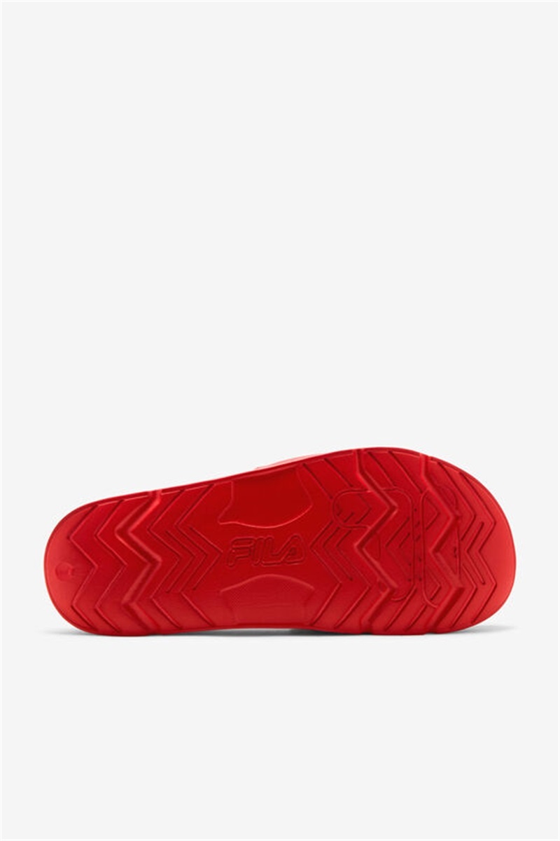 Red / Navy / White Men's Fila Drifter Slides | Saudi Arabia-948253