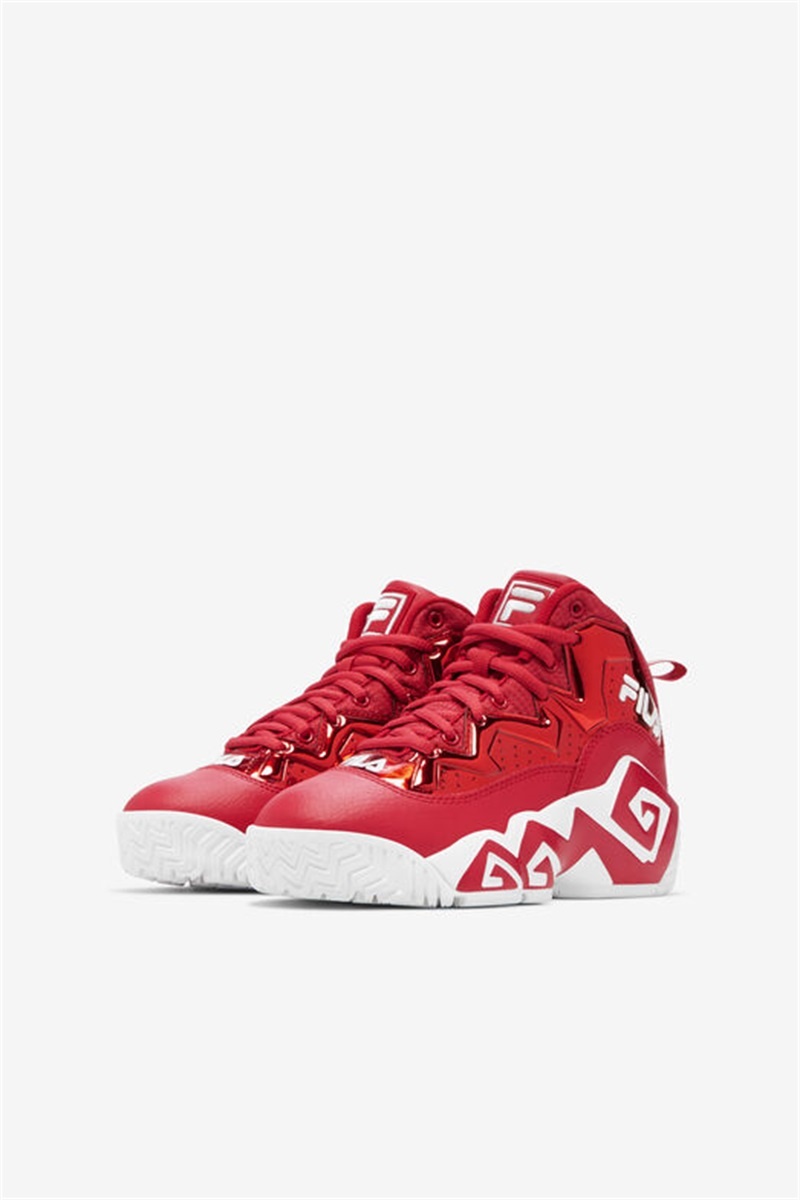 Red / White Kids' Fila Mb Night Walk Shoes | Saudi Arabia-645012