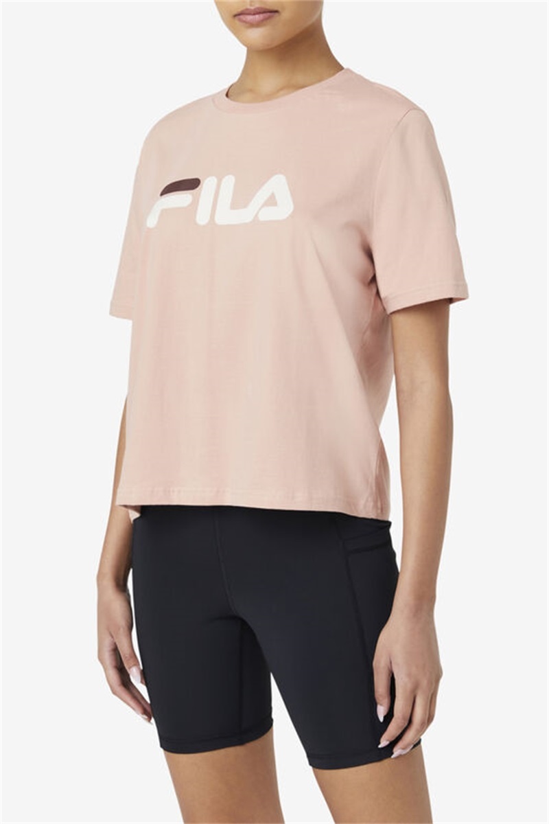 Rose / Deep Women's Fila Miss Eagle Tee | Saudi Arabia-246735