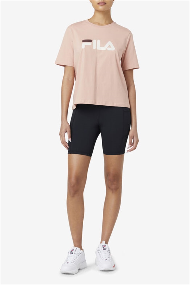 Rose / Deep Women's Fila Miss Eagle Tee | Saudi Arabia-246735