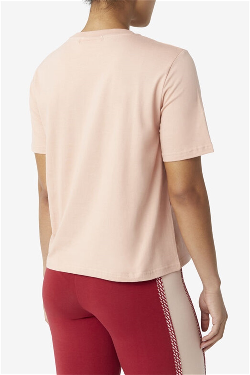 Rose / Deep Women's Fila Miss Eagle Tee | Saudi Arabia-246735