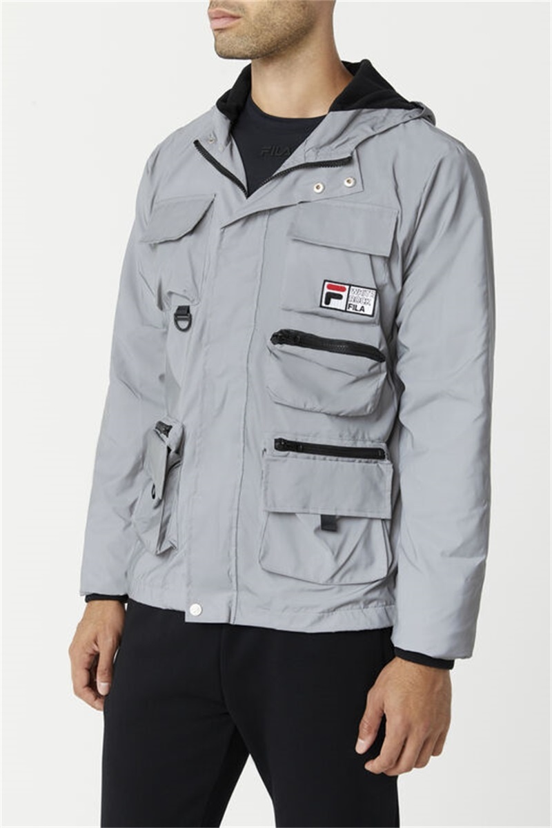 Silver Men's Fila Grivola Shell Jackets | Saudi Arabia-219538