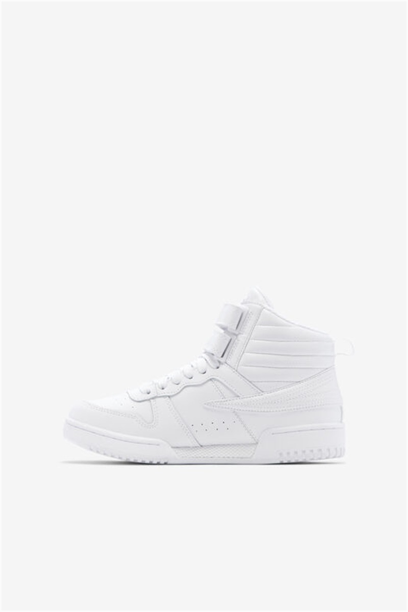 White Kids' Fila F-14 Shoes | Saudi Arabia-982657