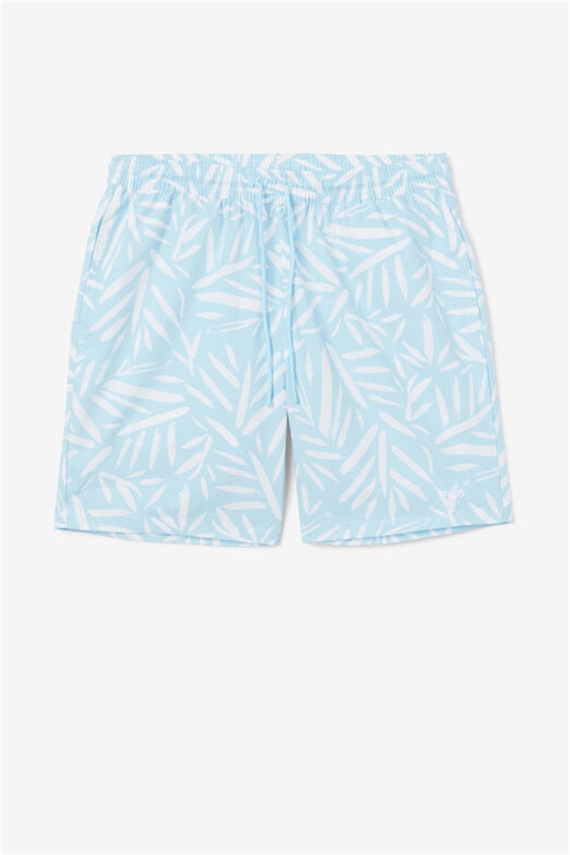 White Men\'s Fila Bamboo Shorts | Saudi Arabia-496512