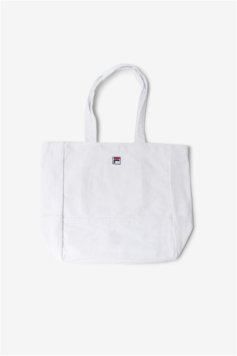 White Men\'s Fila Basic Tote Bags | Saudi Arabia-192845