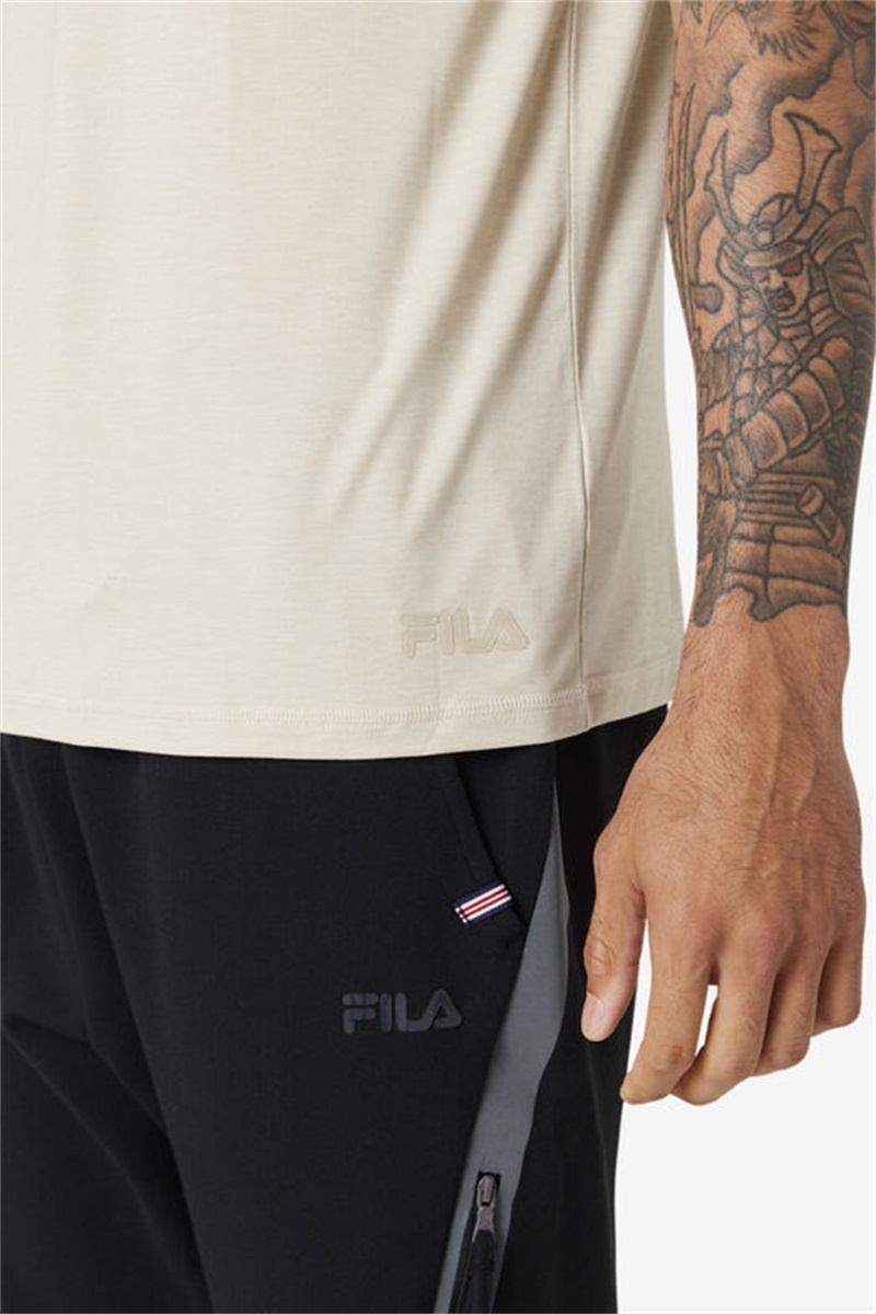 White Men's Fila Commuter Tee | Saudi Arabia-350692