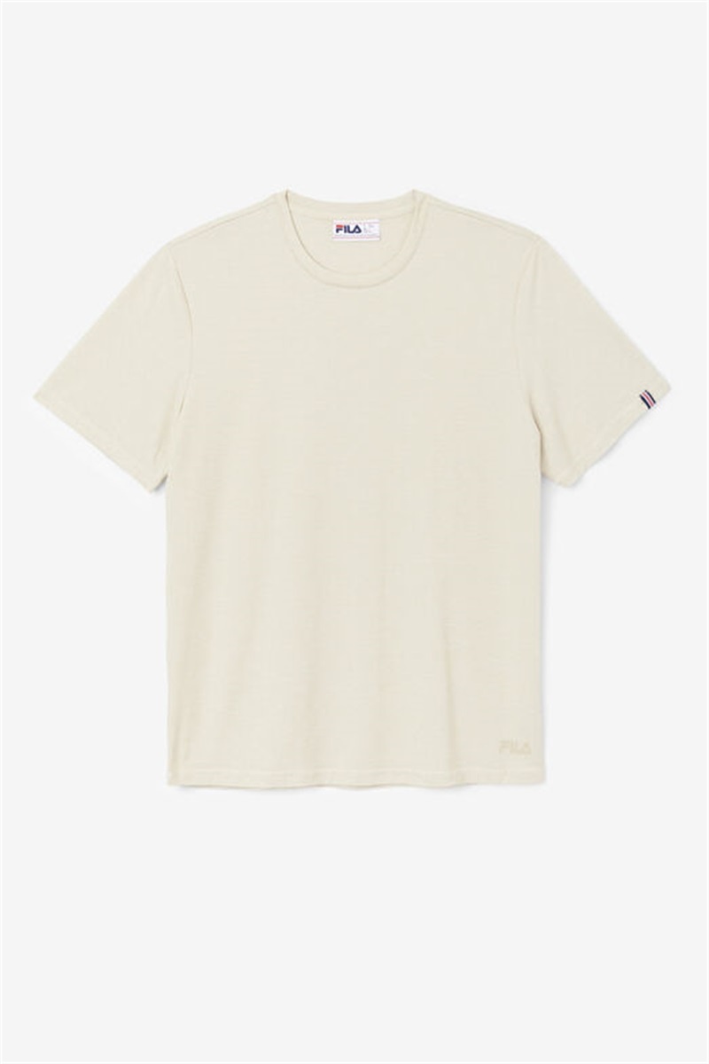White Men\'s Fila Commuter Tee | Saudi Arabia-350692