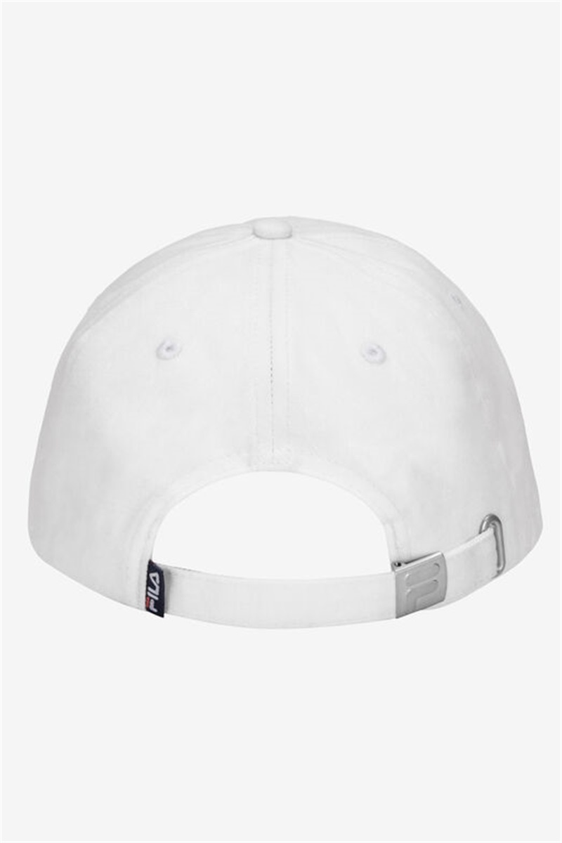 White Men's Fila Embroidered Logo Baseball Hats | Saudi Arabia-640139