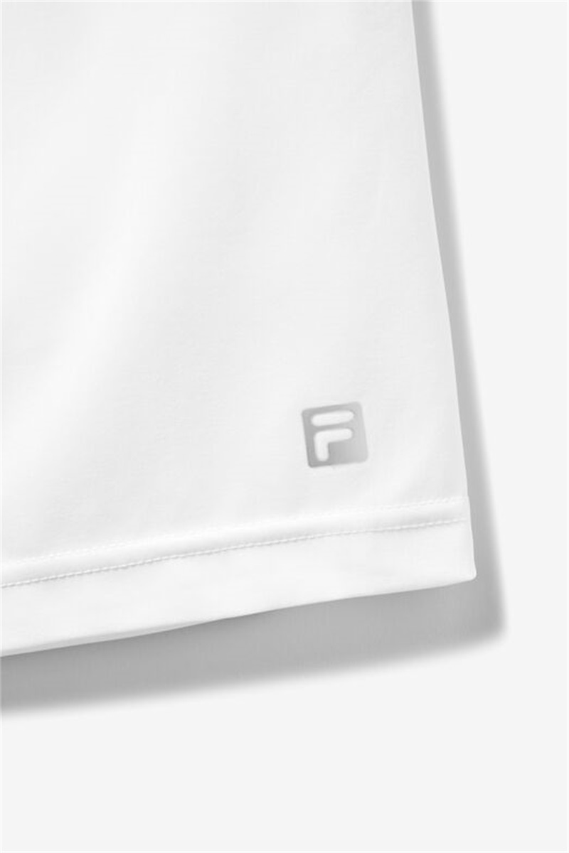 White Men's Fila Essentials Double Layer Shorts | Saudi Arabia-961304