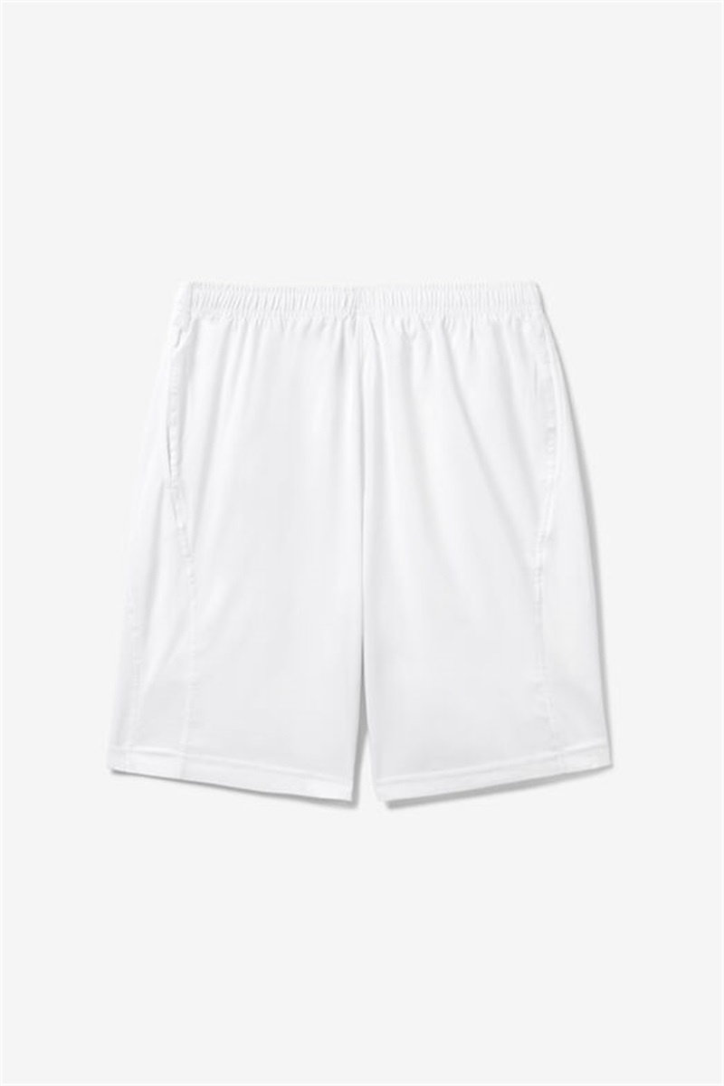White Men's Fila Essentials Double Layer Shorts | Saudi Arabia-961304