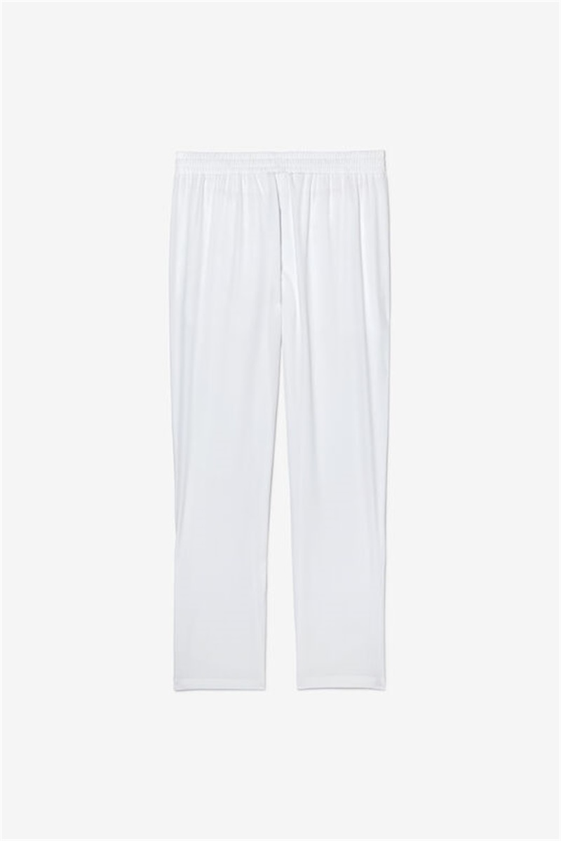 White Men's Fila Essentials Track Pants | Saudi Arabia-036149