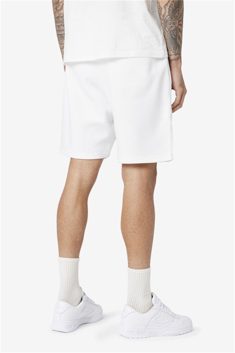 White Men's Fila Kylan Shorts | Saudi Arabia-392614