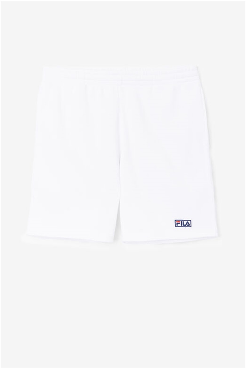 White Men\'s Fila Kylan Shorts | Saudi Arabia-392614