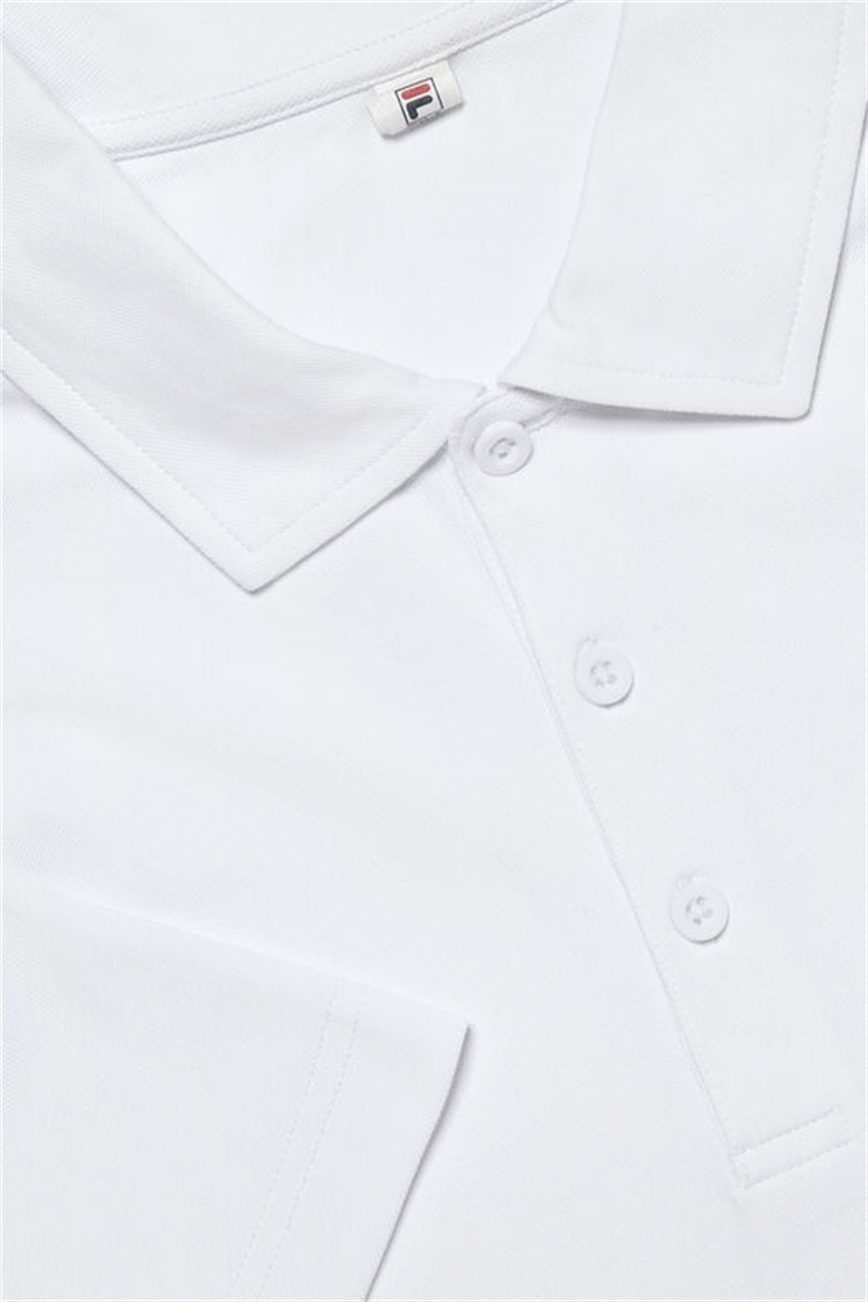 White Men's Fila Match Point Polo Shirts | Saudi Arabia-126354