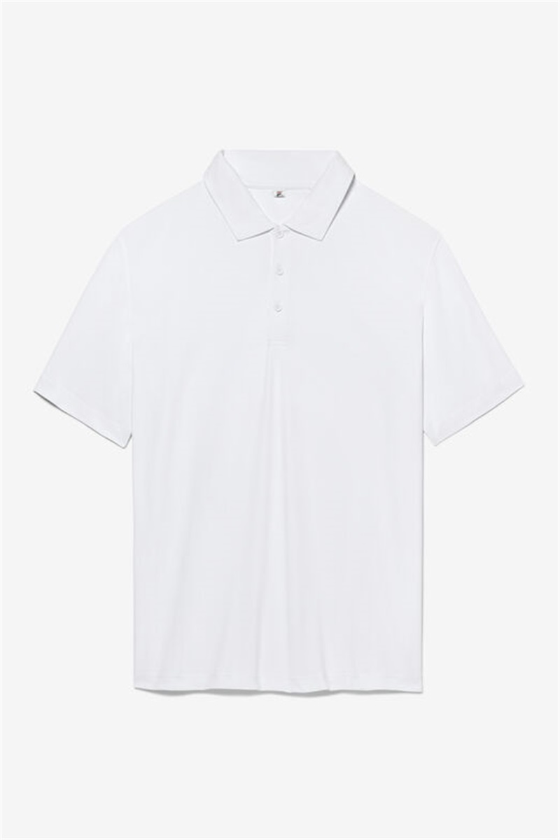 White Men\'s Fila Match Point Polo Shirts | Saudi Arabia-126354