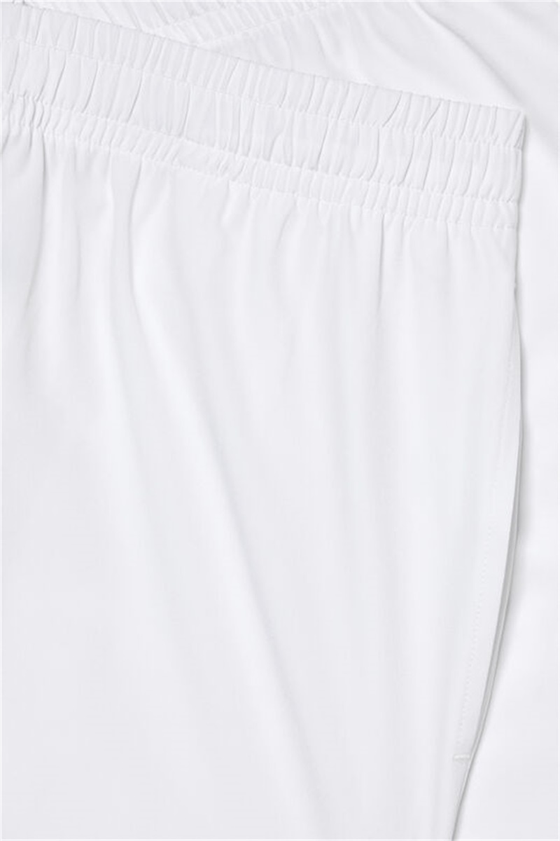 White Men's Fila Modern Fit Shorts | Saudi Arabia-842731