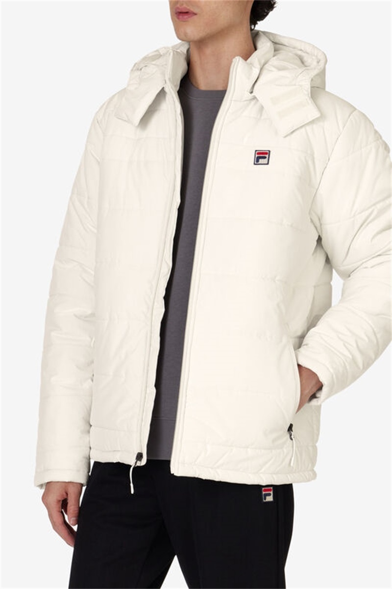 White Men's Fila Premium Heavyweight Puffers | Saudi Arabia-584329