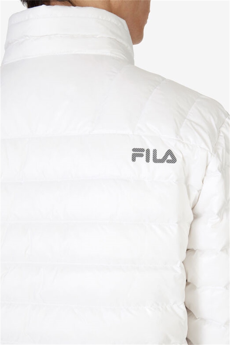 White Men's Fila Premium Lightweight Puffers | Saudi Arabia-395748