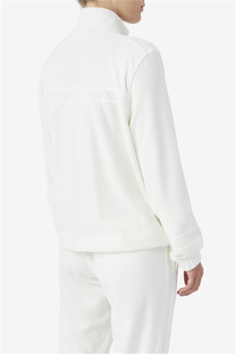 White Men's Fila Ravid Velour Jackets | Saudi Arabia-289361